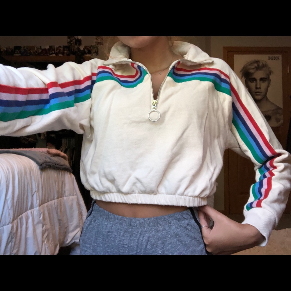 Cropped sweatshirt